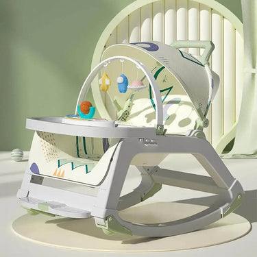 5in1 Baby Dinning Chair With Light & Music - Green